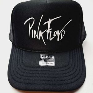 Pink Floyd 70s 80s Prog Rock Music Fan Foam Mesh Snapback Trucker Hat Cap Black